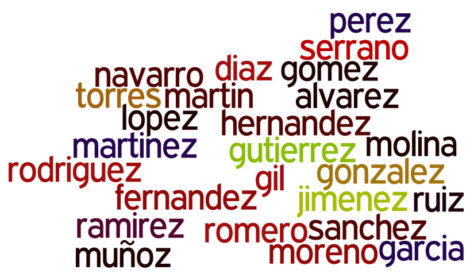 Els cognoms més comuns a Catalunya