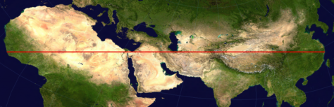 La línia més llarga que pots recórrer per la terra