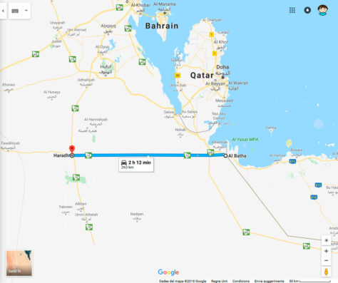 La carretera recta més llarga del món